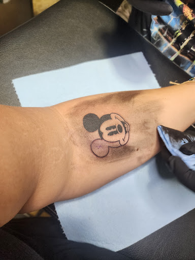 Explore music tattoo ideas male, creative tattoo ideas in Gadsden, available at Old School Ink Electric Tattooing