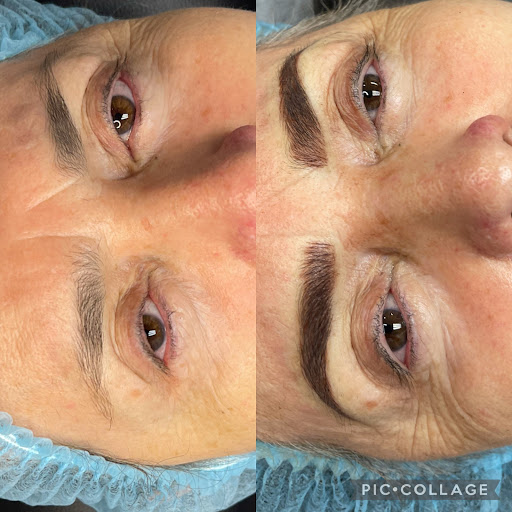 Explore black male tattoo ideas, creative tattoo ideas in Savannah, available at Haute Brows. Cosmetic Tattoo