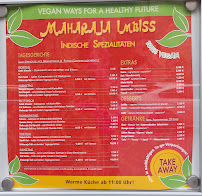 Menu du Maharaja Imbiss à Tübingen