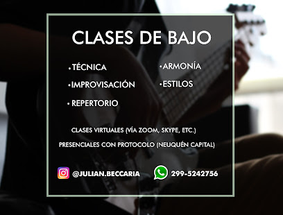 CLASES DE BAJO - CLASES DE MÚSICA