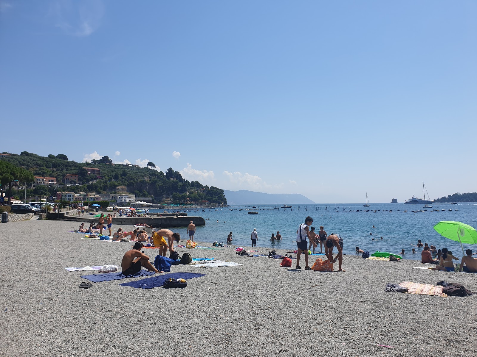 Foto van Spiaggia dell'Olivo
 met hoog niveau van netheid