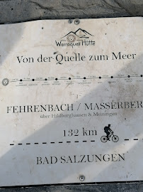 Restaurant Werraquell Hütte à Masserberg - menu / carte