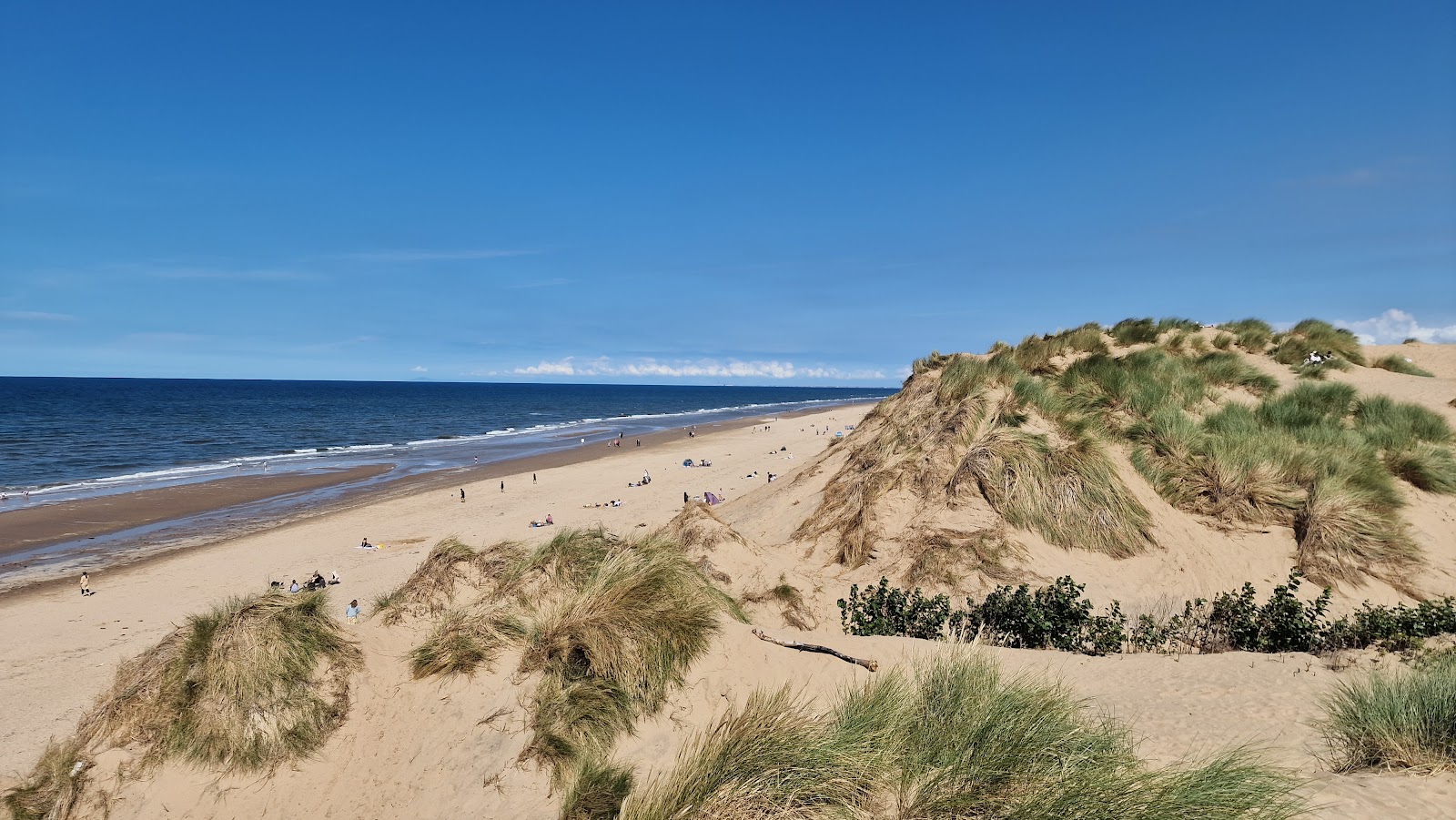 Foto av Formby Beach - populär plats bland avkopplingskännare