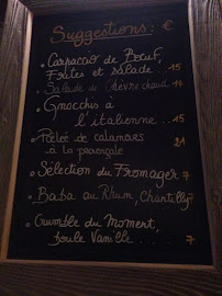 Restaurant La Crevette à Sainte-Maxime (le menu)