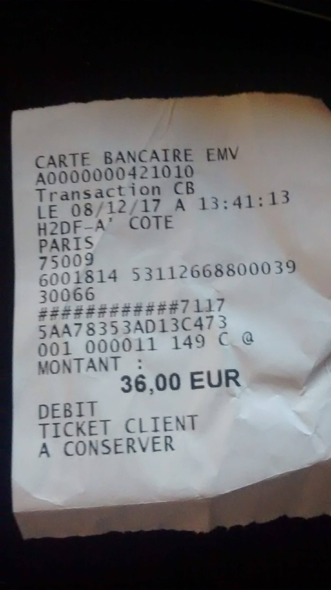 Photo n° 1 de l'avis de Emilien.o fait le 08/12/2017 à 13:27