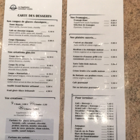 Le Sagittaire à Semur-en-Auxois menu