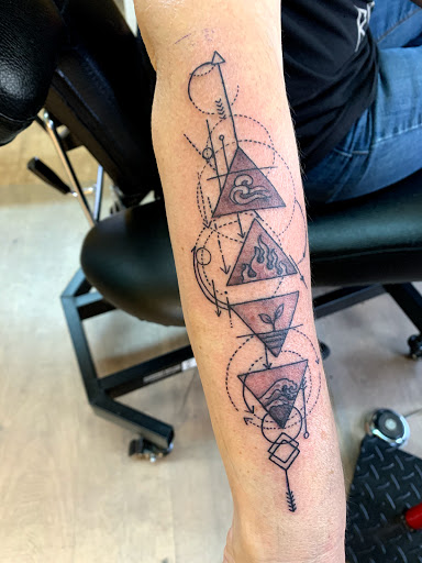 Explore tattoo ideas for grandchildren names, creative tattoo ideas in Lincoln City, available at Black N Blue Tattoo & Skate Shop