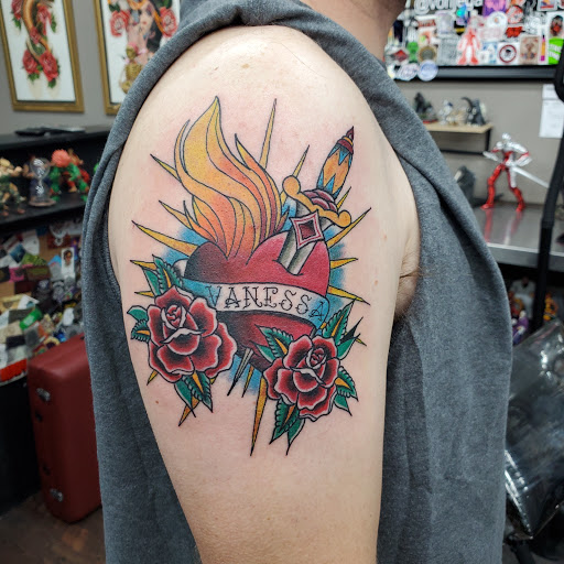 Tattoo Shop «Dapper Ink Tattoo», reviews and photos, 2077 N Zaragoza Rd #105, El Paso, TX 79938, USA