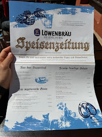 Löwenbräu à Heidelberg menu
