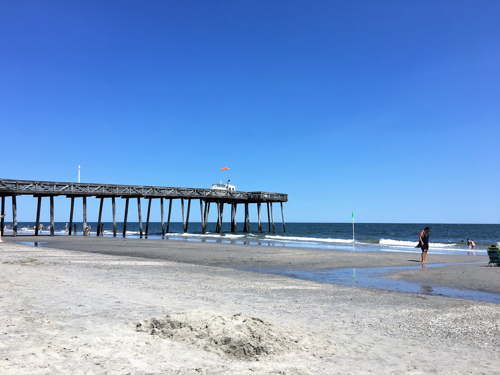 Ocean City Beach II的照片 带有明亮的沙子表面