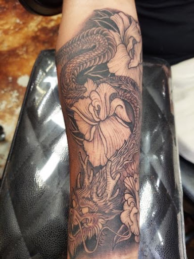 Explore tropical tattoo ideas, creative tattoo ideas in San Diego, available at Above All Tattoo - Pacific Beach