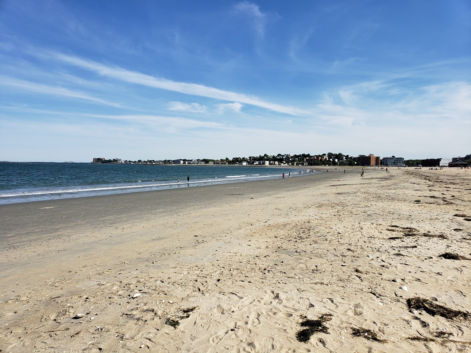 Photo of Revere beach and the settlement