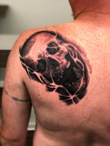 Explore simple dragon tattoo ideas, creative tattoo ideas in Roscoe, available at Elevated Ink Tattoo