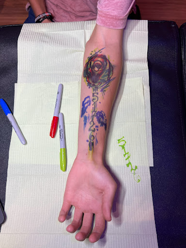 Explore chicano art tattoo ideas, creative tattoo ideas in Brunswick, available at Brunswick Tattoo Company