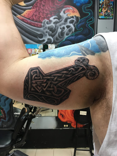 Explore deer tattoo ideas, creative tattoo ideas in San Antonio, available at Adrenaline Tattoo & Body Piercing