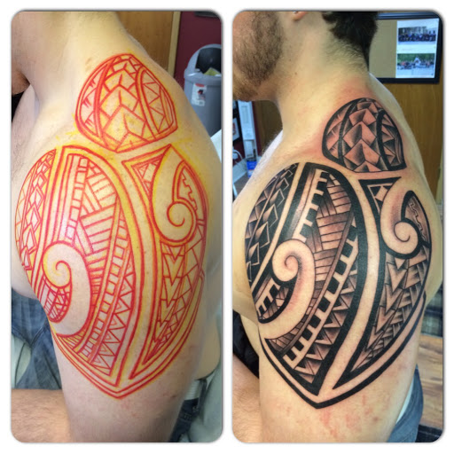 Explore mystic tattoo ideas, creative tattoo ideas in New Kensington, available at BLUE HERMIT TATTOO