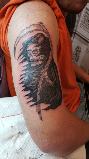 Explore daughters name tattoo ideas for dad, creative tattoo ideas in Davis, available at SIX GUN SOUND TATTOO