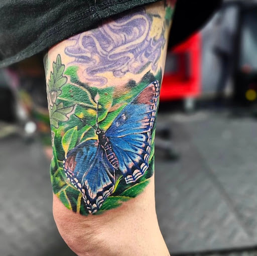 Explore back tattoo ideas for women, creative tattoo ideas in Fort Myers, available at Loyal 2 The Coil Tattoos & Piercings (Edison Mall Location Entrance F)