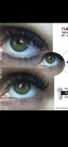 Explore face tattoos above eyebrow tattoo ideas, creative tattoo ideas in Victorville, available at Goawaytats tattoo removal