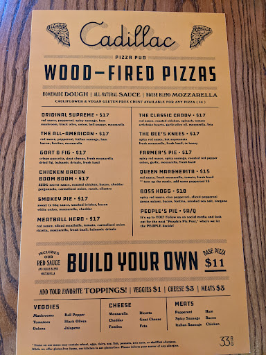 Pizza Restaurant «Cadillac Pizza Pub», reviews and photos, 112 S Kentucky St, McKinney, TX 75069, USA