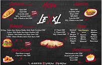 Menu du Le XxL à Rosporden