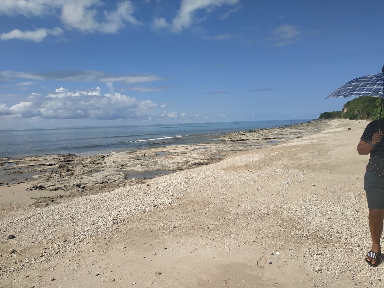 Zdjęcie Badamier Beach z proste i długie