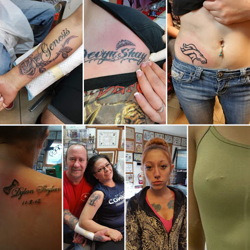 Find mom of 4 tattoo ideas for your next unique tattoo in Elko at Custom Tattoos and Body Piercing Studio
