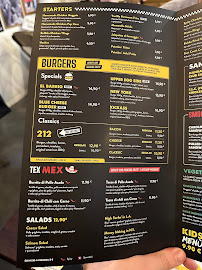 Menu / carte de Hamerica's via Solari zona Tortona à Milan