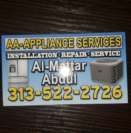 AA appliances.services in Melvindale, Michigan