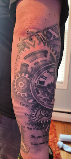 Explore angry tattoo ideas, creative tattoo ideas in Pine Brook, available at Mr Ink Tattoo Studio