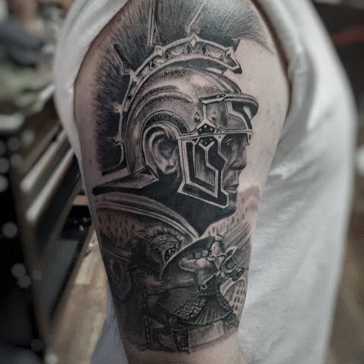 Explore suicide boys tattoo ideas, creative tattoo ideas in Bronx, available at Brass Knuckles Ink Tattoo Studio