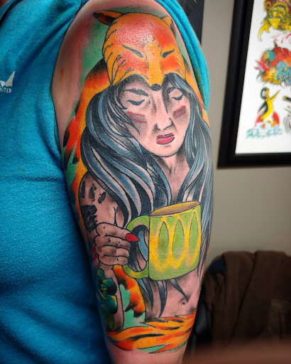 Explore hand tattoos ideas, creative tattoo ideas in Gadsden, available at Sacred Art Tattoo Company