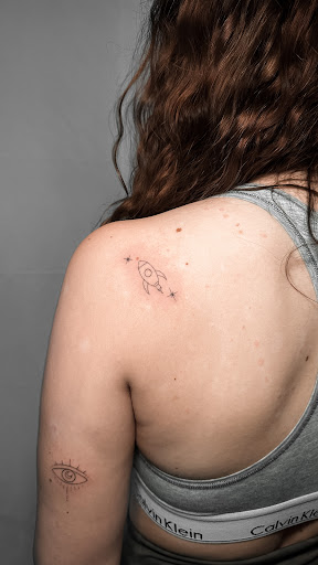 Explore tattoo sleeve black and grey ideas, creative tattoo ideas in New York, available at In Due Time Tattoo