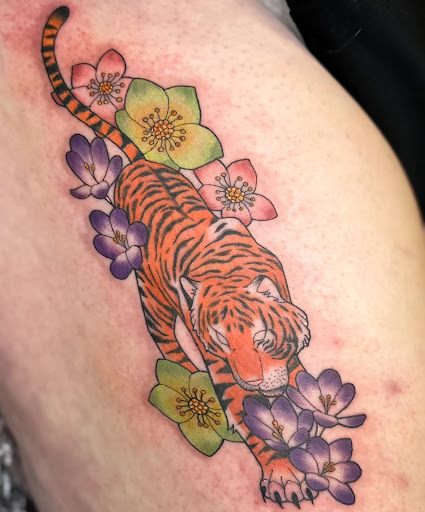 Explore thai tattoo ideas, creative tattoo ideas in Clear Lake, available at Studio 65 Tattoos