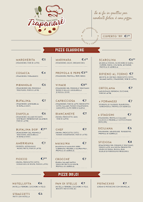Carte du Trapanaré - Trattoria e Pizzeria à San Giorgio a Cremano