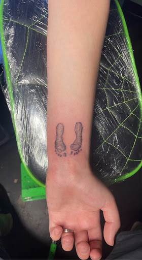 Explore honeysuckle tattoo ideas, creative tattoo ideas in Meridian, available at Creative Pain Tattoo Studio