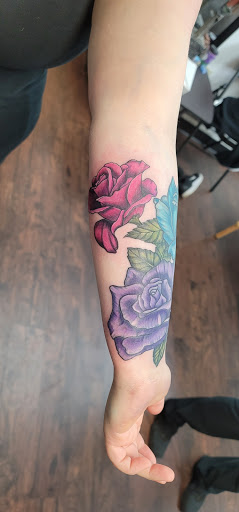 Explore tattoo ideas chest and arm, creative tattoo ideas in Molalla, available at Back40Tattoo