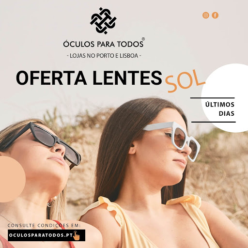 Lojas para a compra de óculos de sol femininos Lisbon
