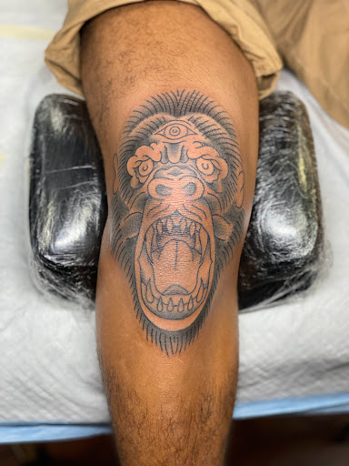 Explore tropical tattoo ideas, creative tattoo ideas in Modesto, available at Inkwell Tattoo