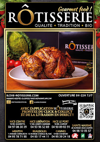 Rôtisserie à Menton carte