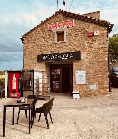 Bar Azketako - Calle San Pedro, 15, 31241 Azqueta, Navarra, Spain