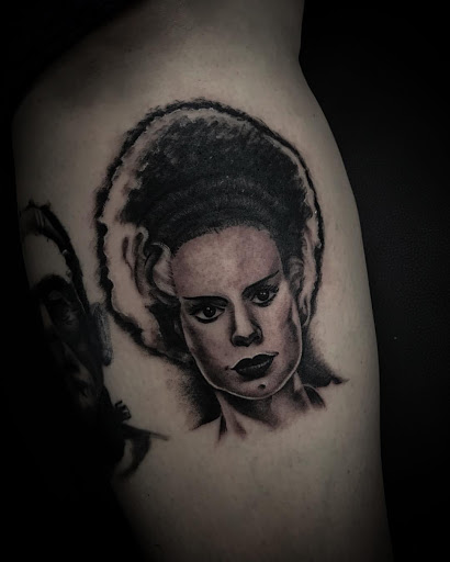 Explore record tattoo ideas, creative tattoo ideas in Stockton, available at Stockton Tattoo & Piercing