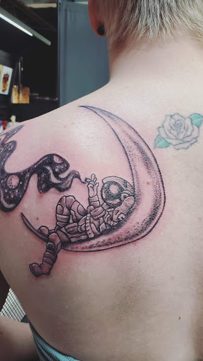 Explore aries tattoo idea, creative tattoo ideas in Chicago, available at THE TAT CAVE