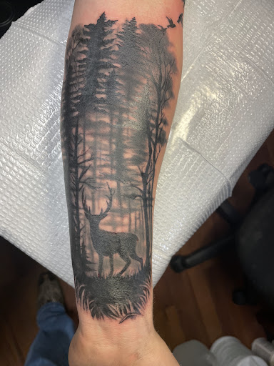 Explore tuff tattoo ideas, creative tattoo ideas in Walnut Cove, available at Wildfire Tattoo Studio