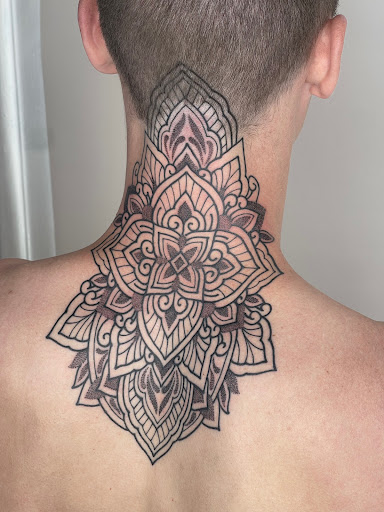 Explore female half sleeve tattoo ideas, creative tattoo ideas in Burlington, available at Onyx Ink