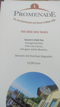 Promenade 1 à Scharbeutz menu