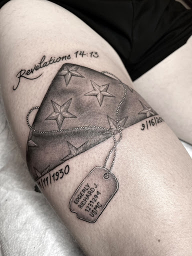 Explore ohana tattoo ideas, creative tattoo ideas in Arlington, available at Benchmark Tattoos