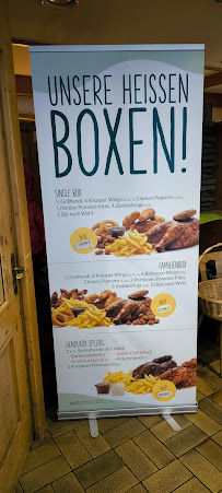 Restaurant de hamburgers Hendl Glück Valpichlerstr 60 à Munich (le menu)