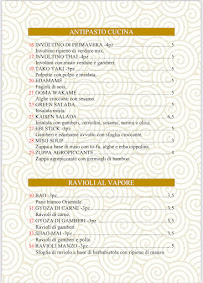 Restaurant de sushis Fish Nude Firenze à Florence - menu / carte