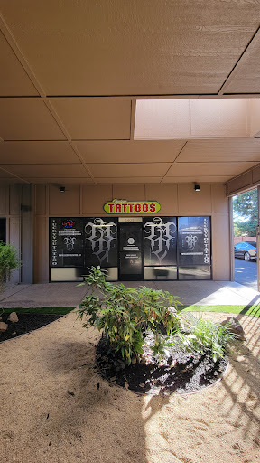 Explore stained glass tattoo ideas, creative tattoo ideas in Lockeford, available at Lucky You Tattoos Lockeford